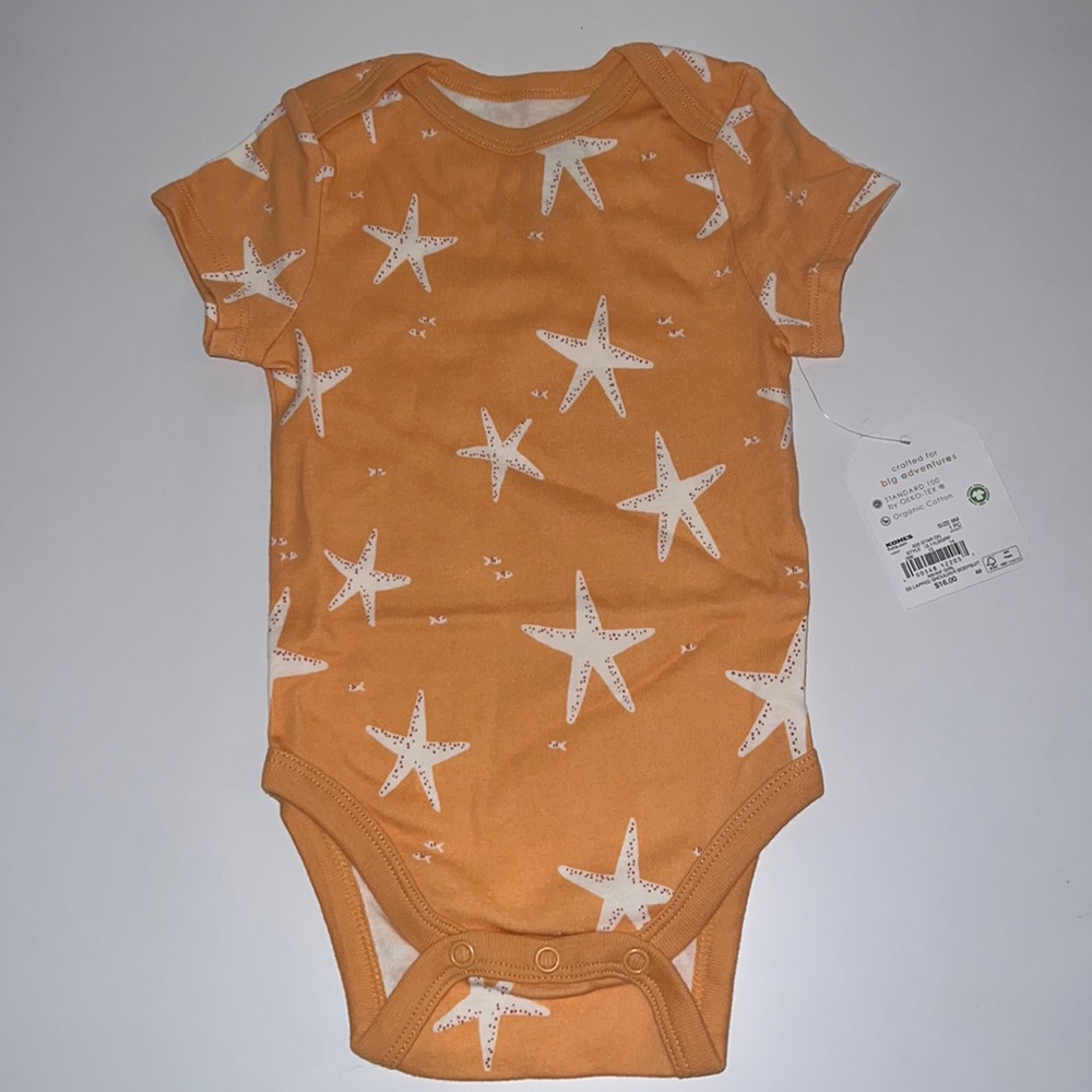9M seashell onesie